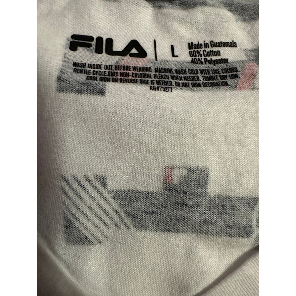 Women's FILA T-shirt - Large V-neck - Excellent Condition